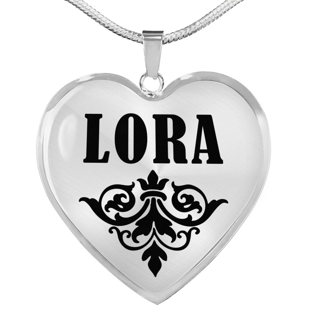 Lora v01 - Heart Pendant Luxury Necklace