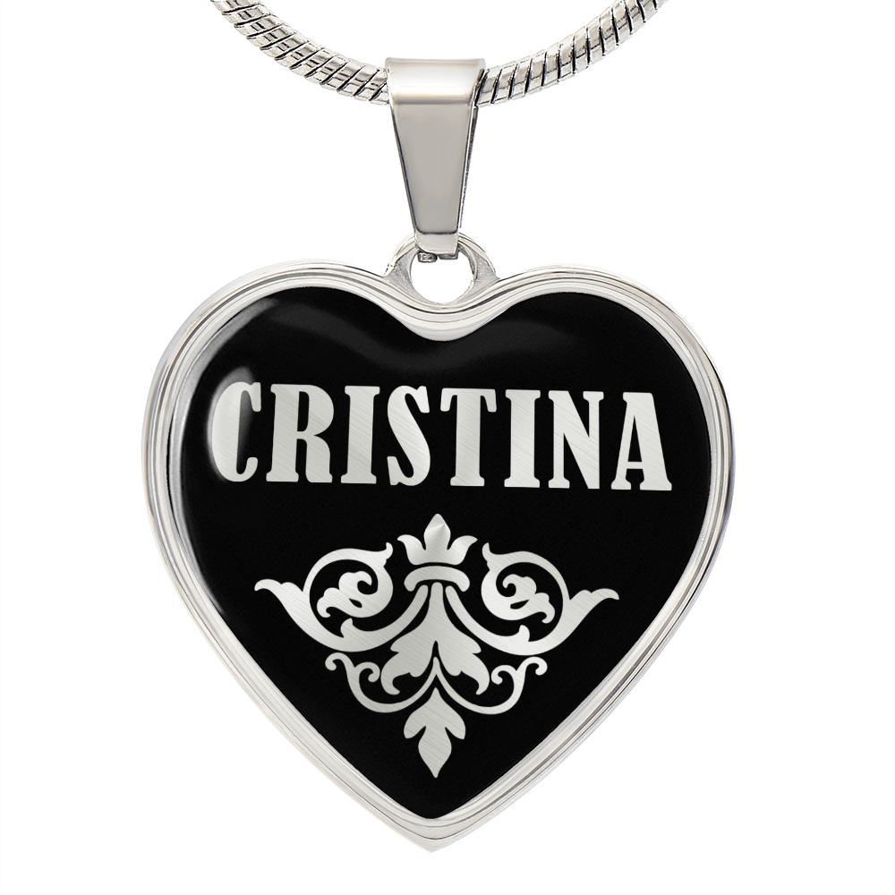 Cristina v02 - Heart Pendant Luxury Necklace