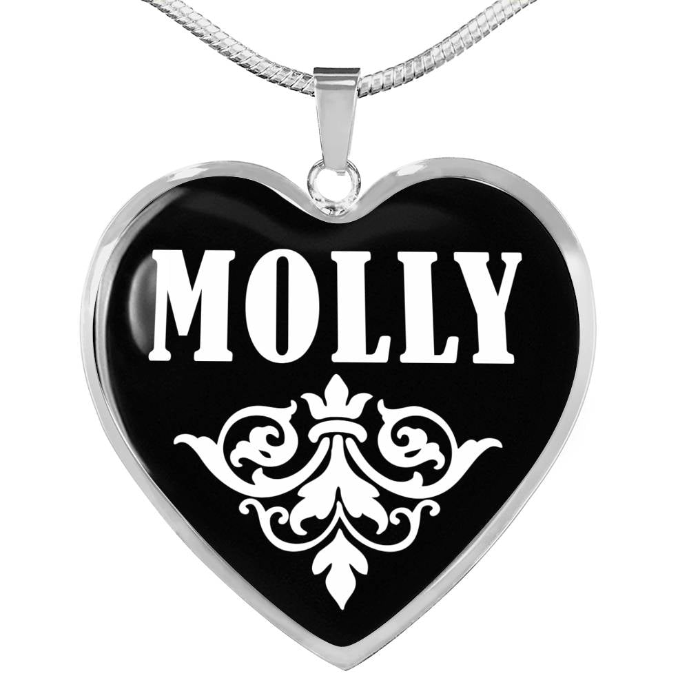 Molly v02 - Heart Pendant Luxury Necklace