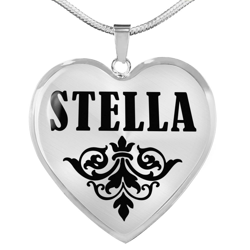 Stella v01 - Heart Pendant Luxury Necklace