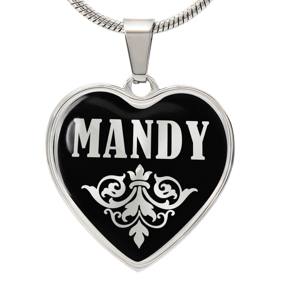 Mandy v02 - Heart Pendant Luxury Necklace