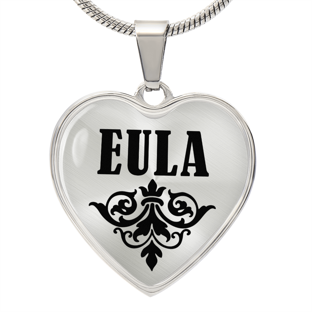 Eula  v01 - Heart Pendant Luxury Necklace