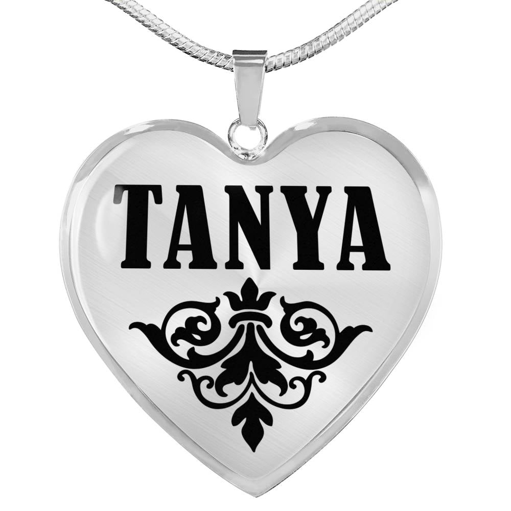 Tanya v01 - Heart Pendant Luxury Necklace
