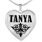 Tanya v01 - Heart Pendant Luxury Necklace