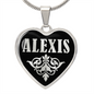 Alexis v02 - Heart Pendant Luxury Necklace