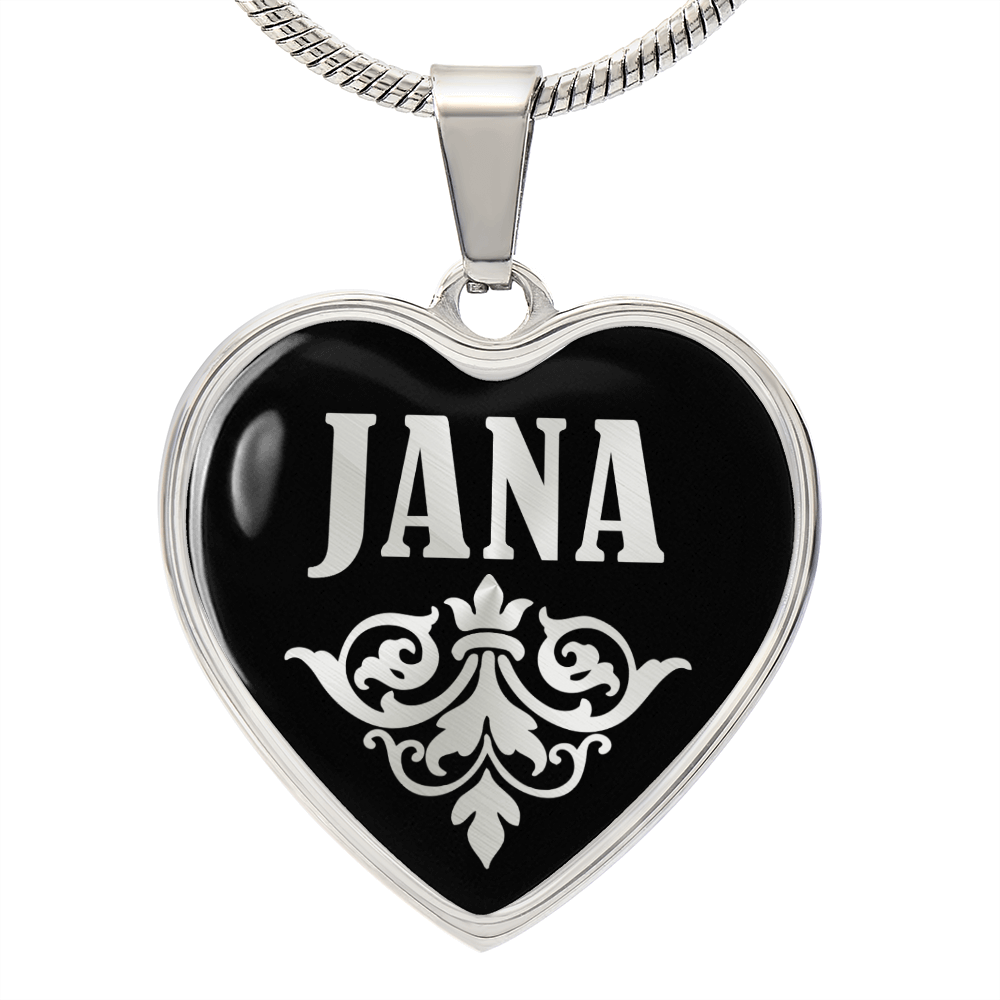 Jana v02 - Heart Pendant Luxury Necklace