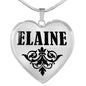 Elaine v01 - Heart Pendant Luxury Necklace