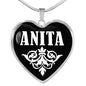 Anita v02 - Heart Pendant Luxury Necklace