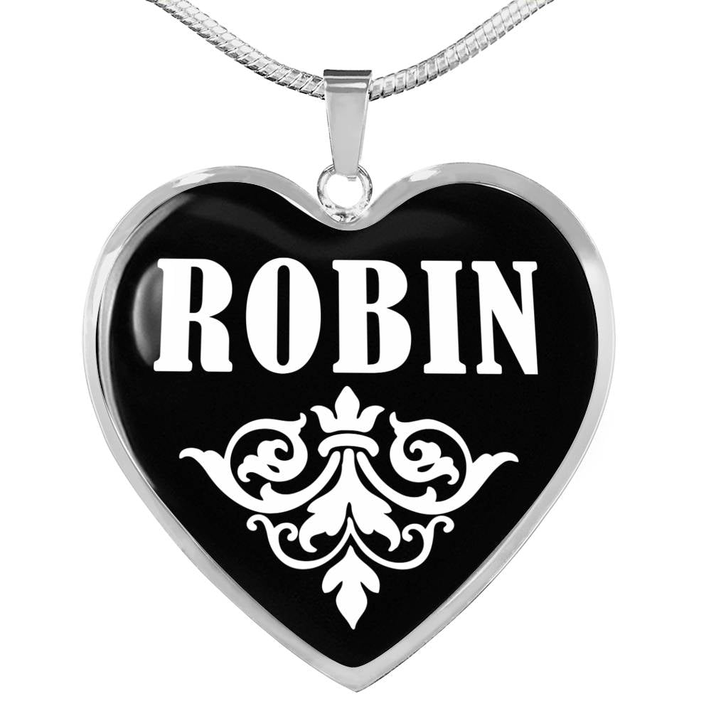 Robin v02 - Heart Pendant Luxury Necklace