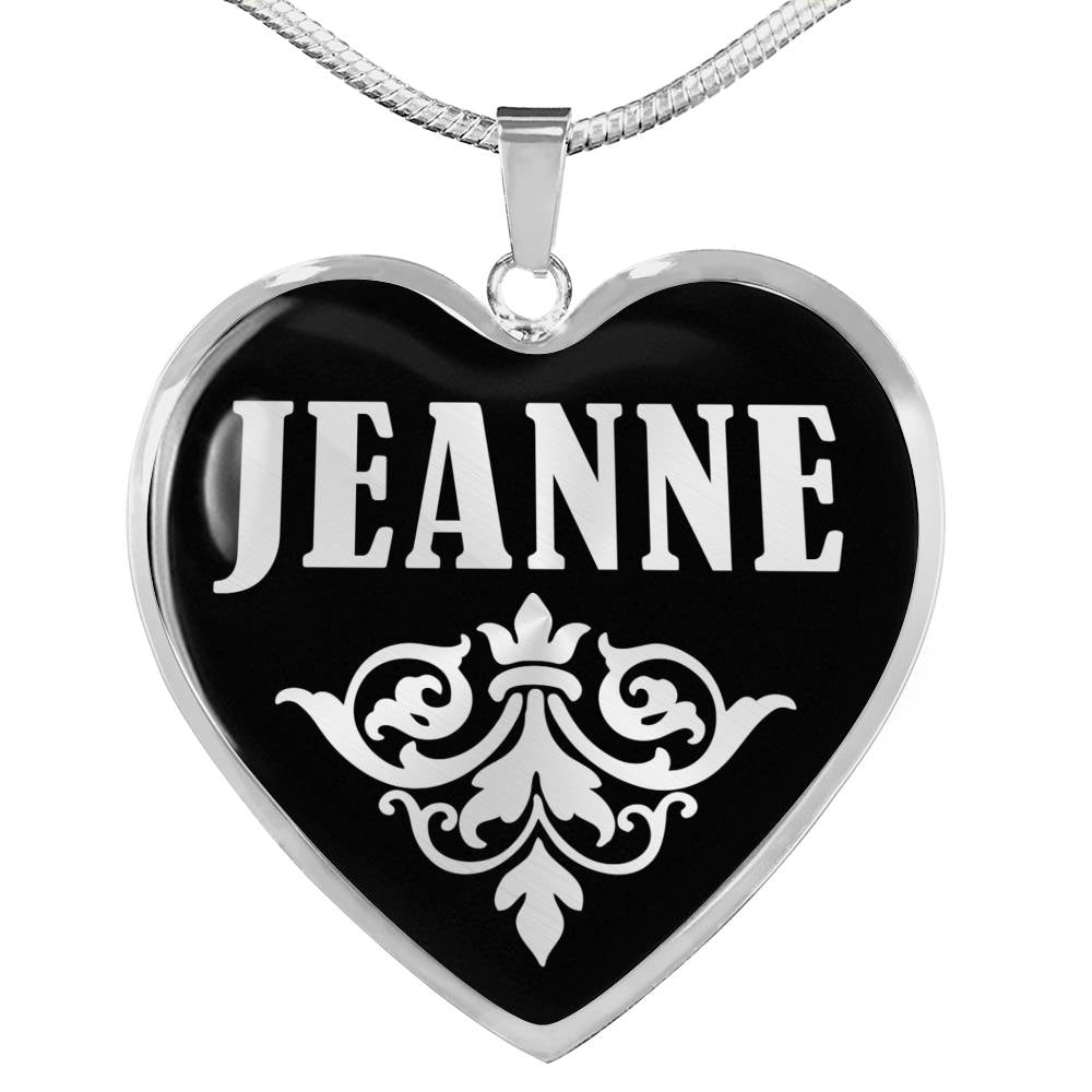 Jeanne v01s - Heart Pendant Luxury Necklace