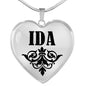 Ida v01 - Heart Pendant Luxury Necklace