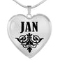 Jan v01 - Heart Pendant Luxury Necklace
