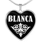 Blanca v02 - Heart Pendant Luxury Necklace