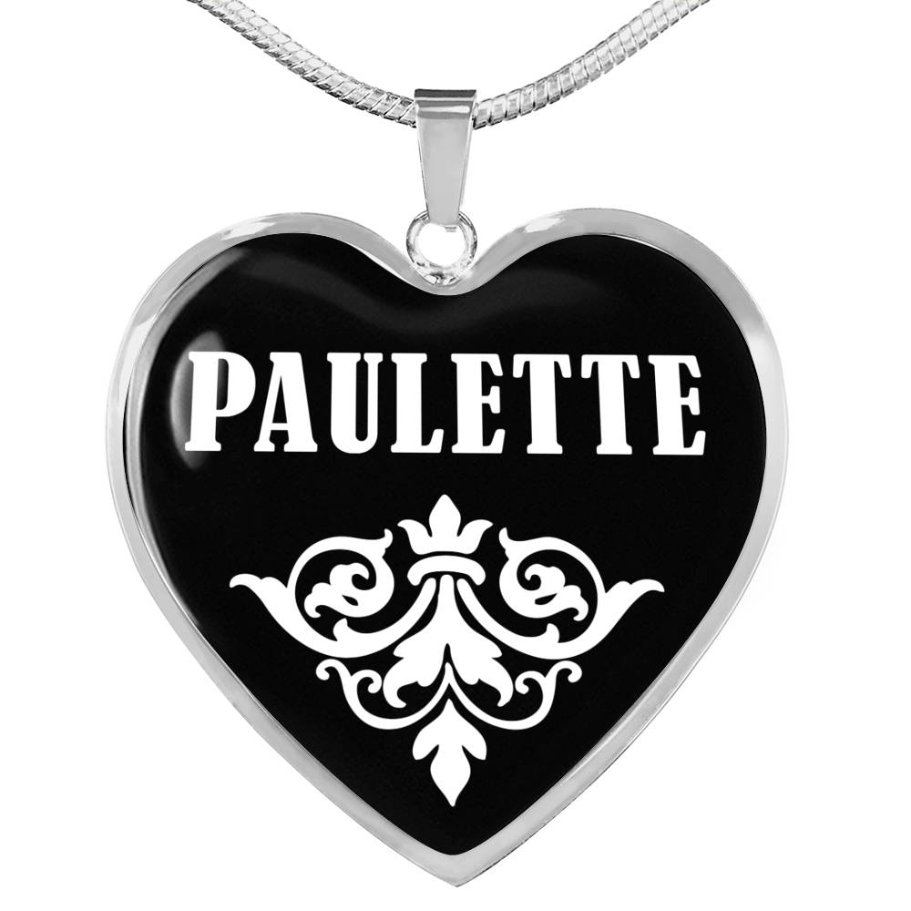 Paulette v02 - Heart Pendant Luxury Necklace