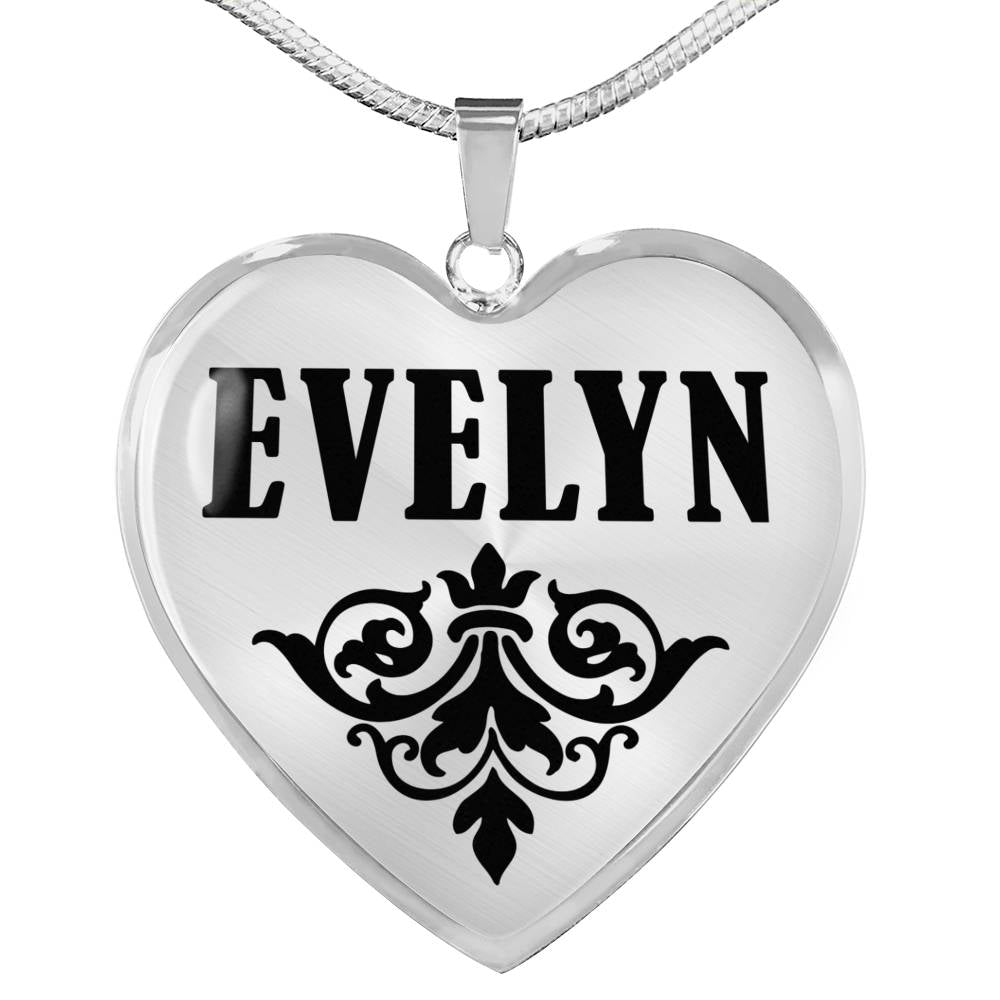 Evelyn v01 - Heart Pendant Luxury Necklace