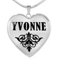 Yvonne v01 - Heart Pendant Luxury Necklace