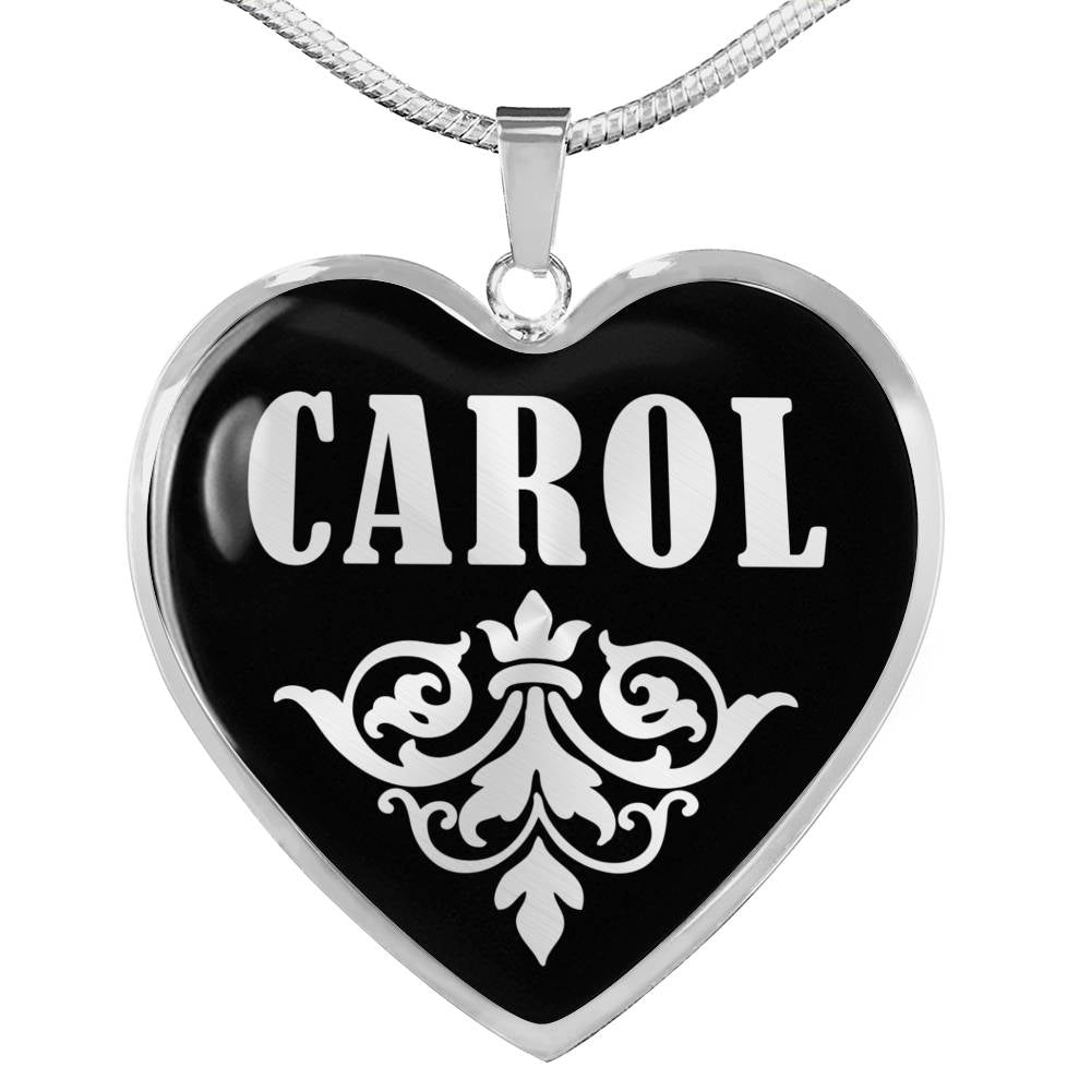 Carol v01s - Heart Pendant Luxury Necklace