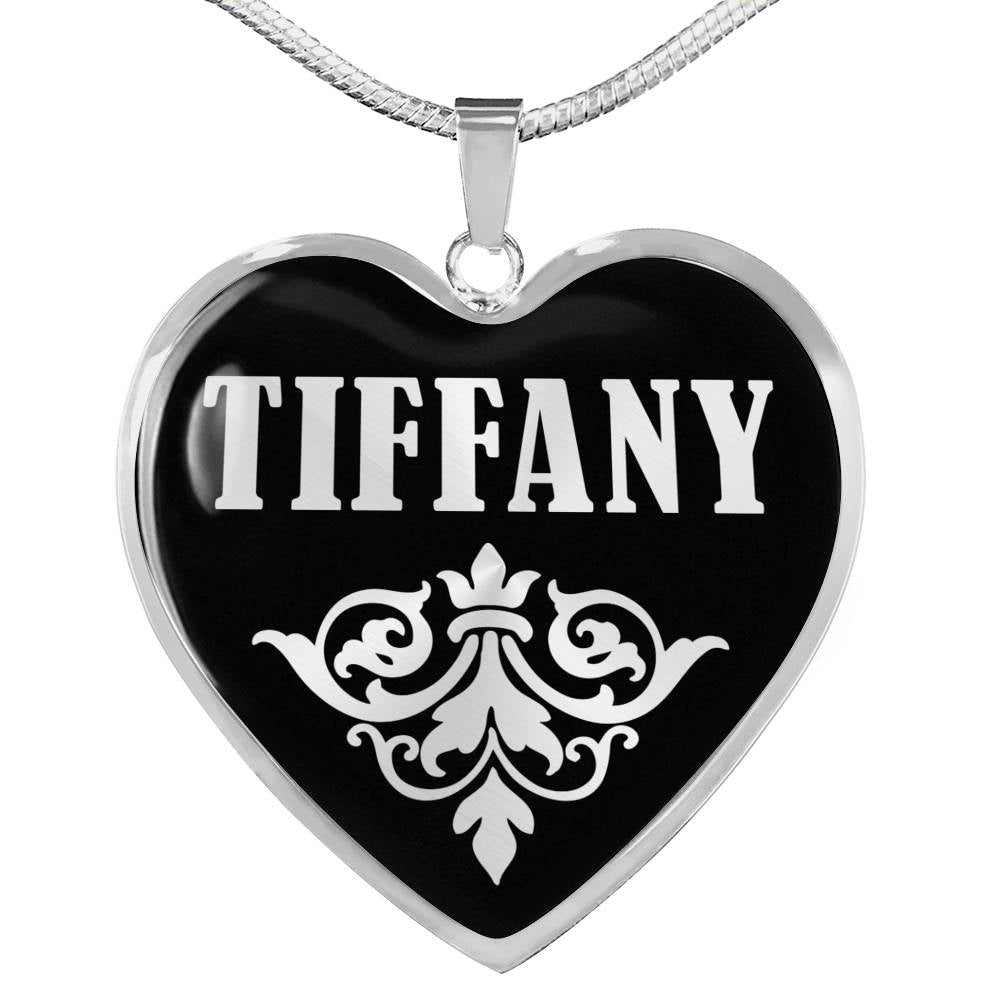 Tiffany v01s - Heart Pendant Luxury Necklace