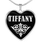 Tiffany v01s - Heart Pendant Luxury Necklace