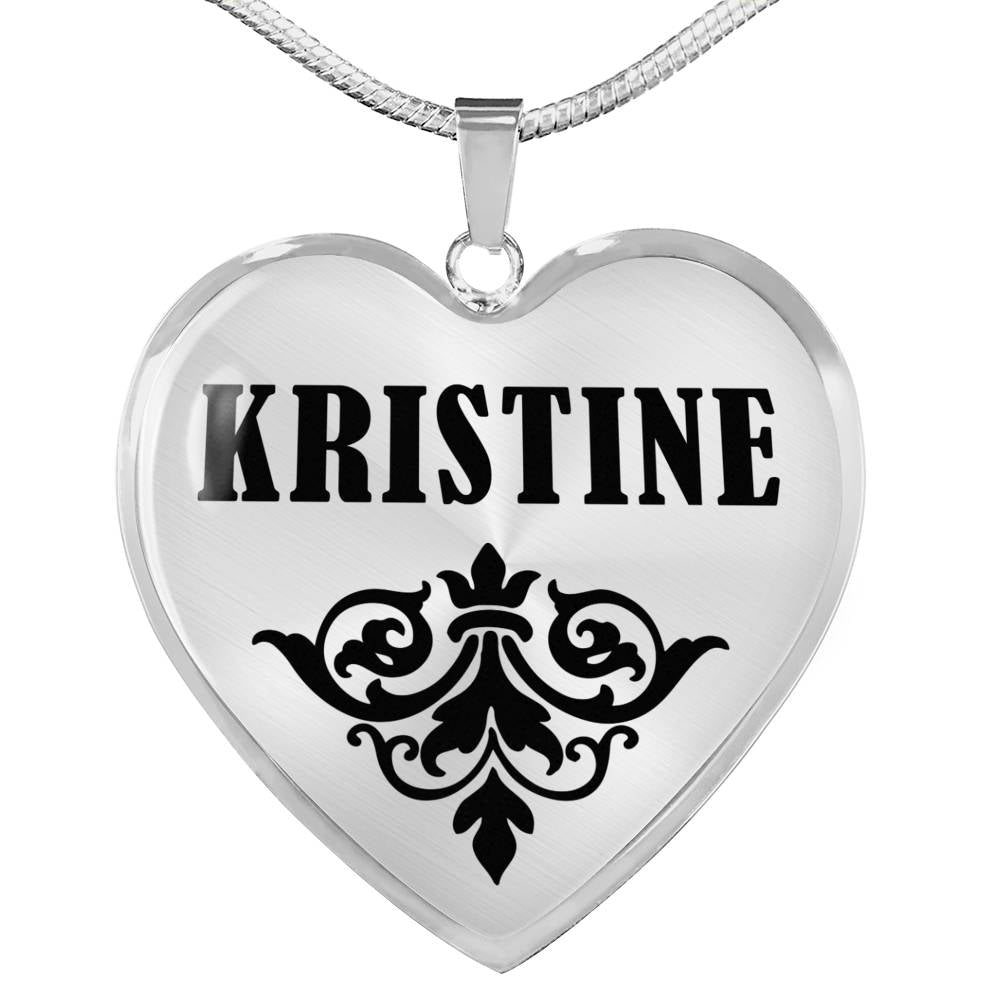 Kristine v01 - Heart Pendant Luxury Necklace