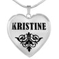 Kristine v01 - Heart Pendant Luxury Necklace
