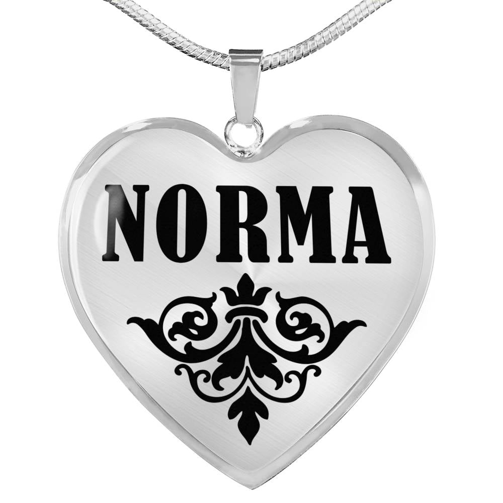 Norma v01 - Heart Pendant Luxury Necklace