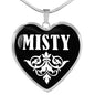 Misty v02 - Heart Pendant Luxury Necklace