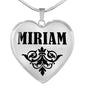 Miriam v01 - Heart Pendant Luxury Necklace