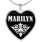 Marilyn v02 - Heart Pendant Luxury Necklace