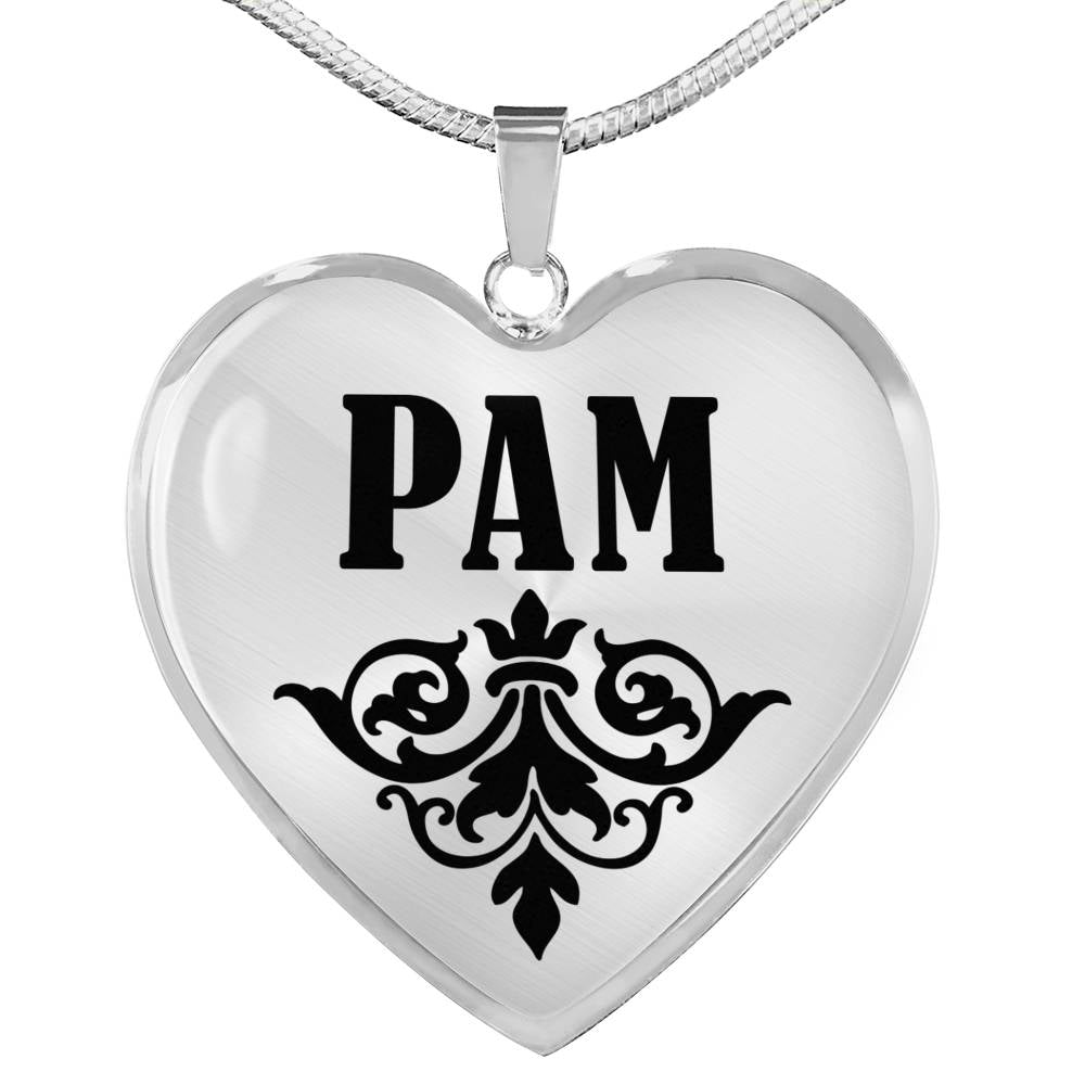 Pam v01 - Heart Pendant Luxury Necklace
