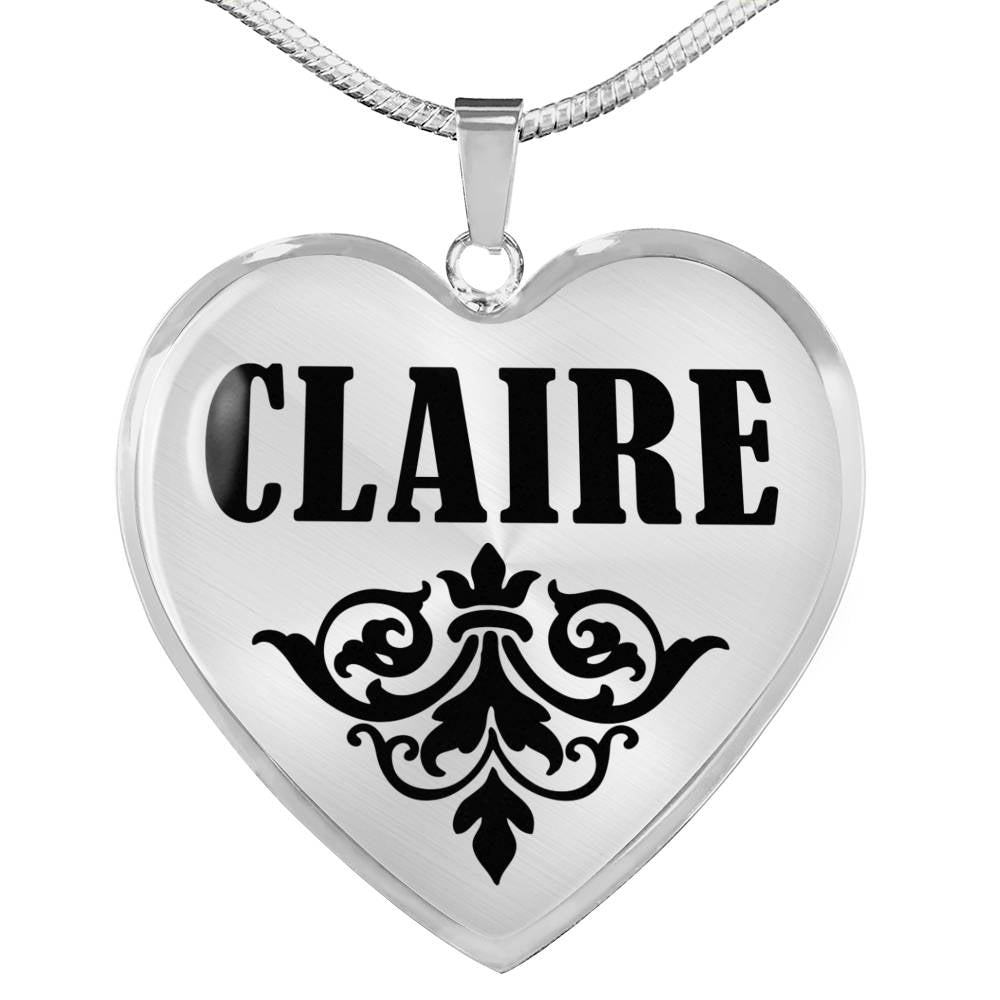 Claire v01 - Heart Pendant Luxury Necklace