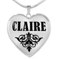 Claire v01 - Heart Pendant Luxury Necklace