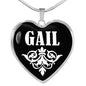 Gail v02 - Heart Pendant Luxury Necklace