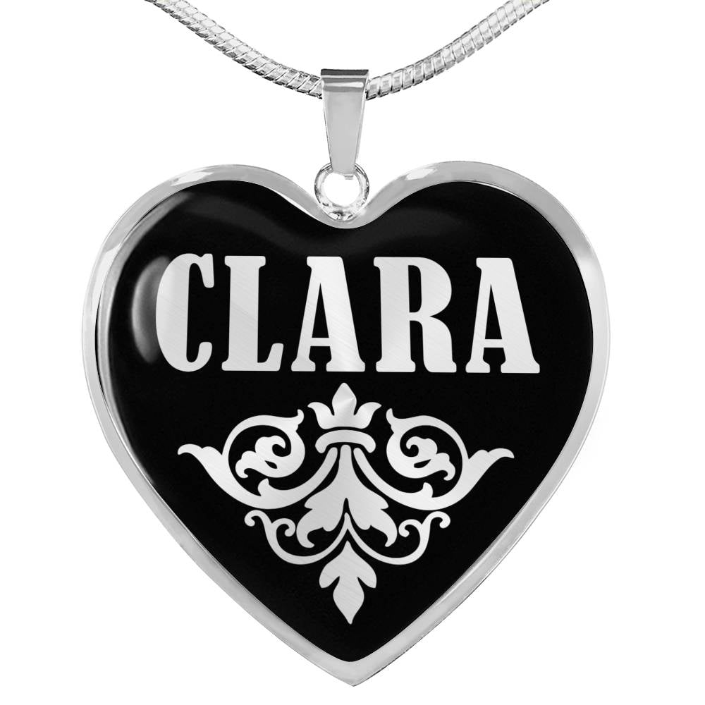 Clara v01s - Heart Pendant Luxury Necklace