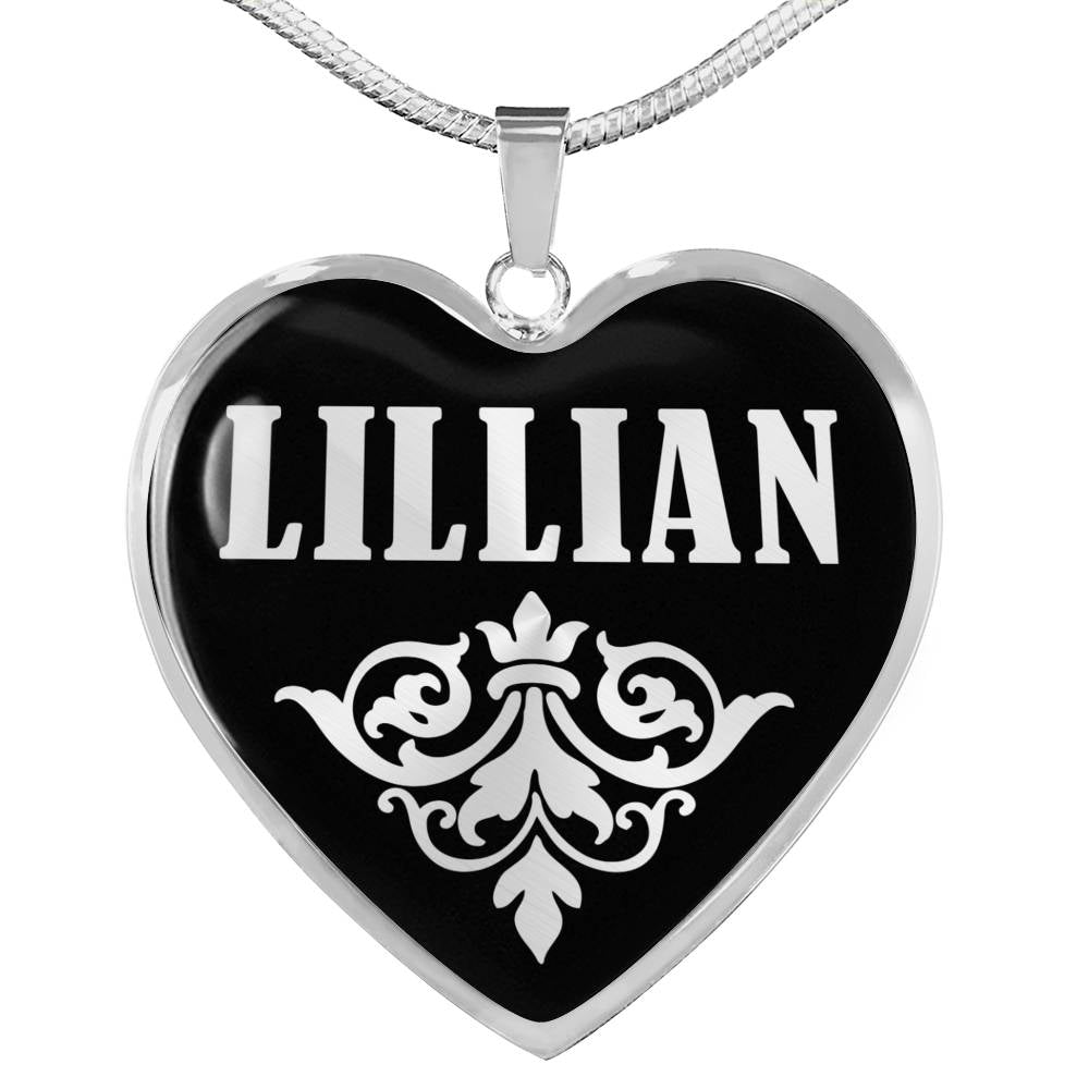 Lillian v01s - Heart Pendant Luxury Necklace