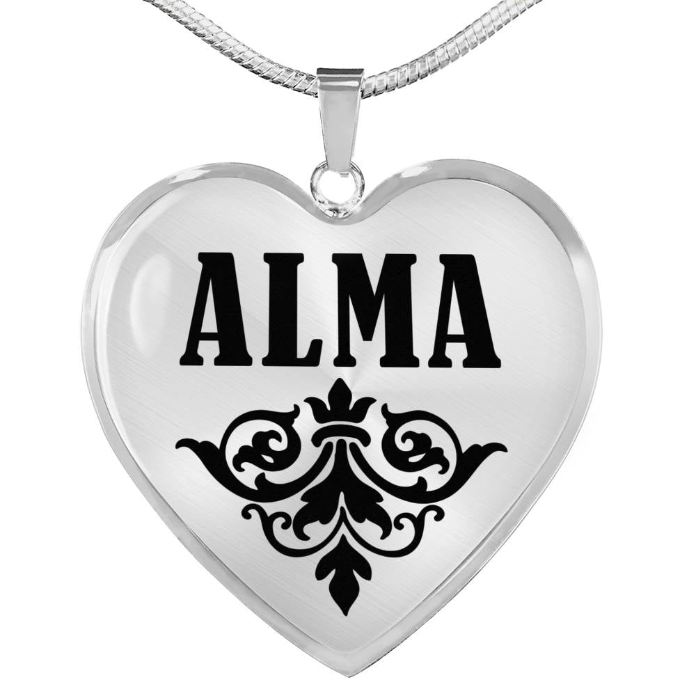 Alma v01 - Heart Pendant Luxury Necklace