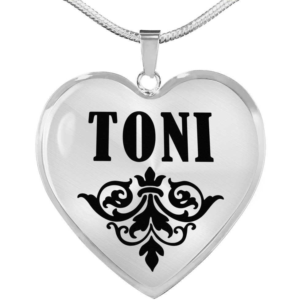 Toni v01 - Heart Pendant Luxury Necklace