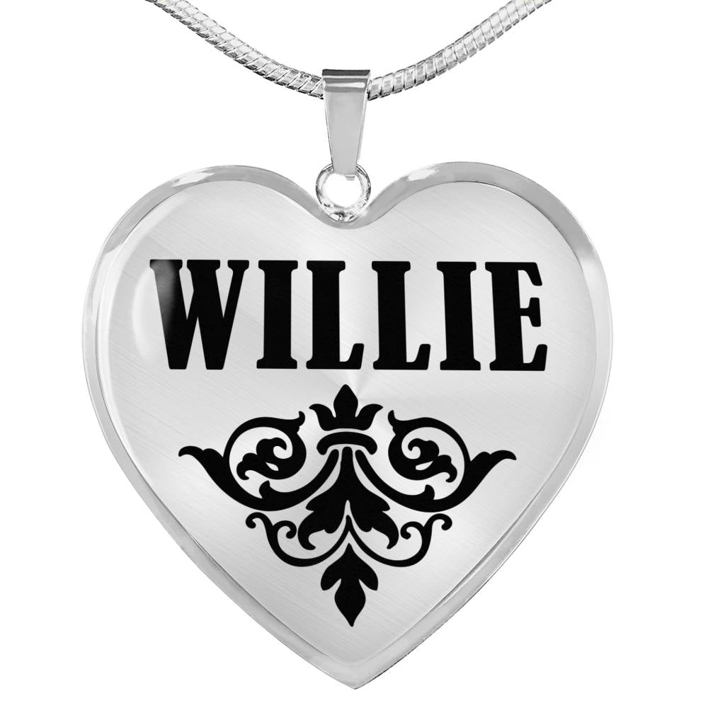 Willie v01 - Heart Pendant Luxury Necklace