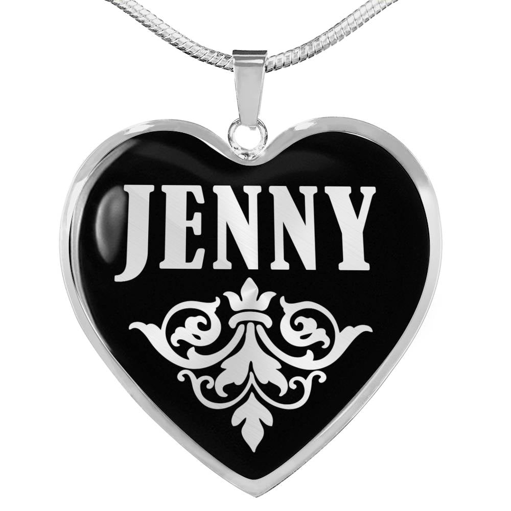 Jenny v01s - Heart Pendant Luxury Necklace