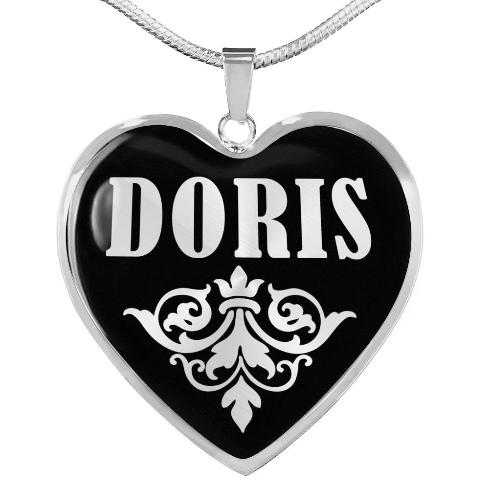 Doris v01s - Heart Pendant Luxury Necklace