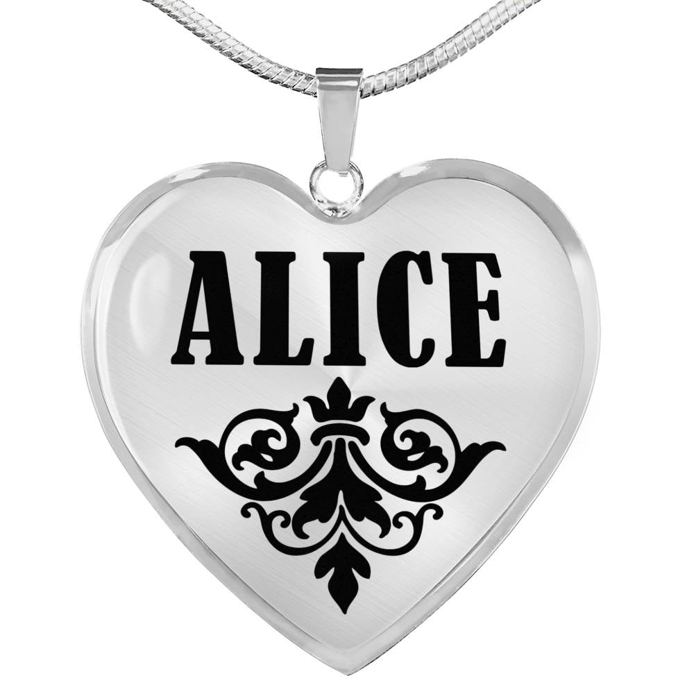 Alice v01 - Heart Pendant Luxury Necklace