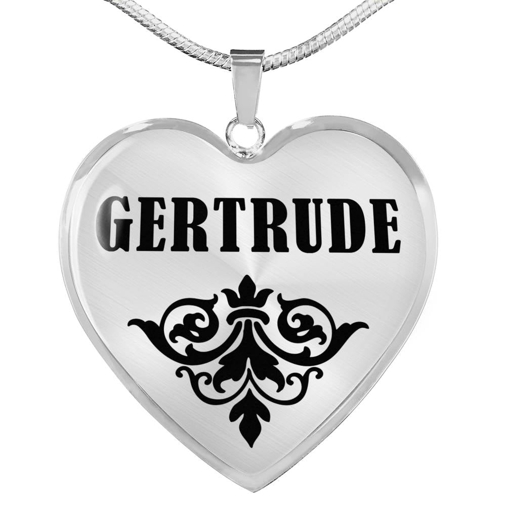 Gertrude v01 - Heart Pendant Luxury Necklace