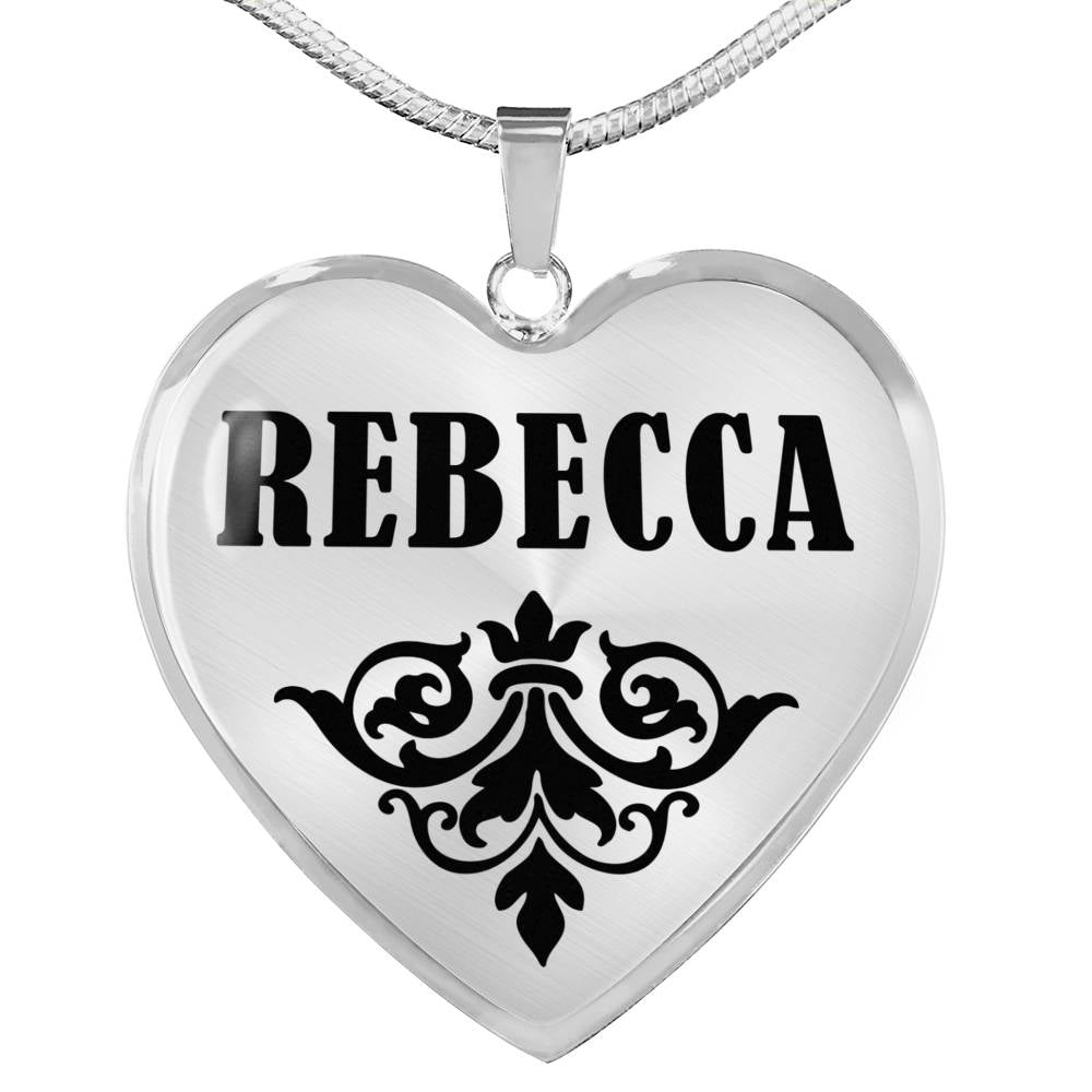 Rebecca v01 - Heart Pendant Luxury Necklace