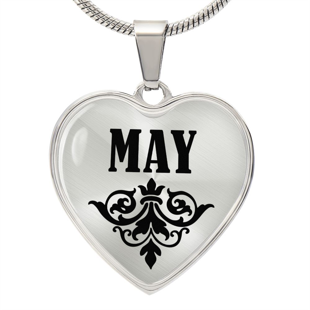 May  v01 - Heart Pendant Luxury Necklace