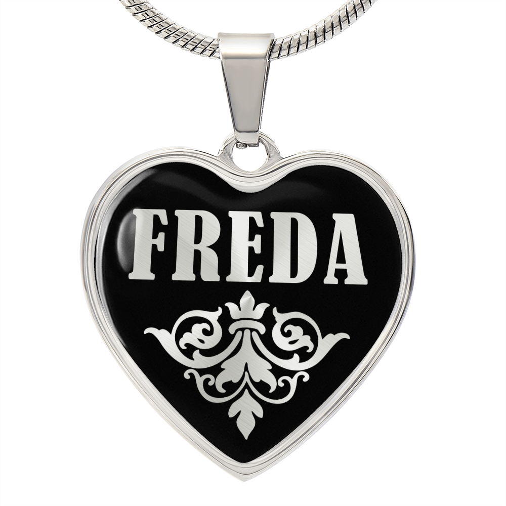Freda v02 - Heart Pendant Luxury Necklace