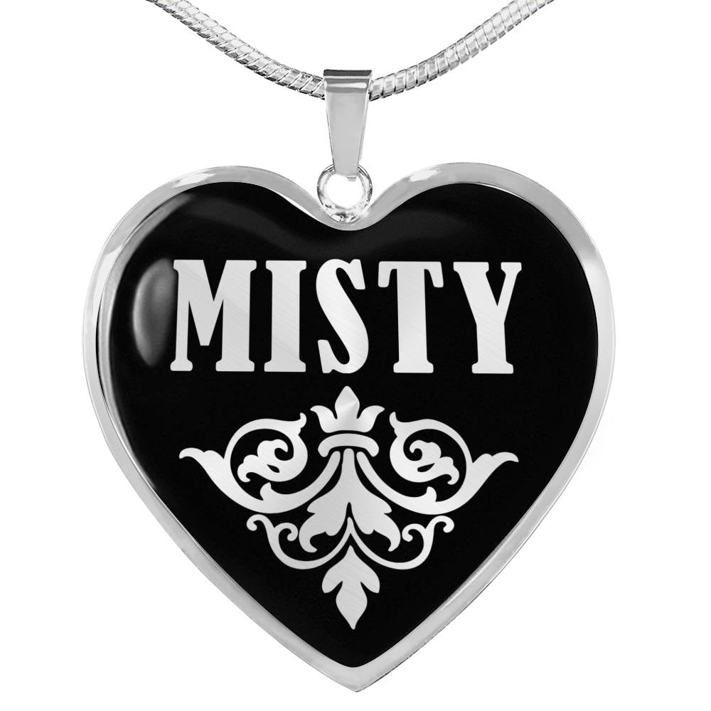 Misty v01s - Heart Pendant Luxury Necklace