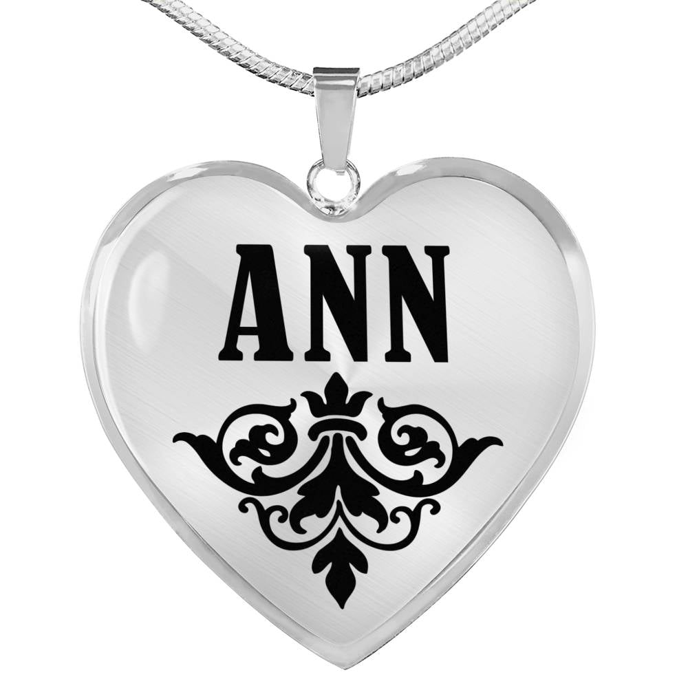 Ann v01 - Heart Pendant Luxury Necklace