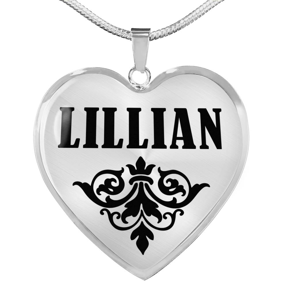 Lillian v01 - Heart Pendant Luxury Necklace