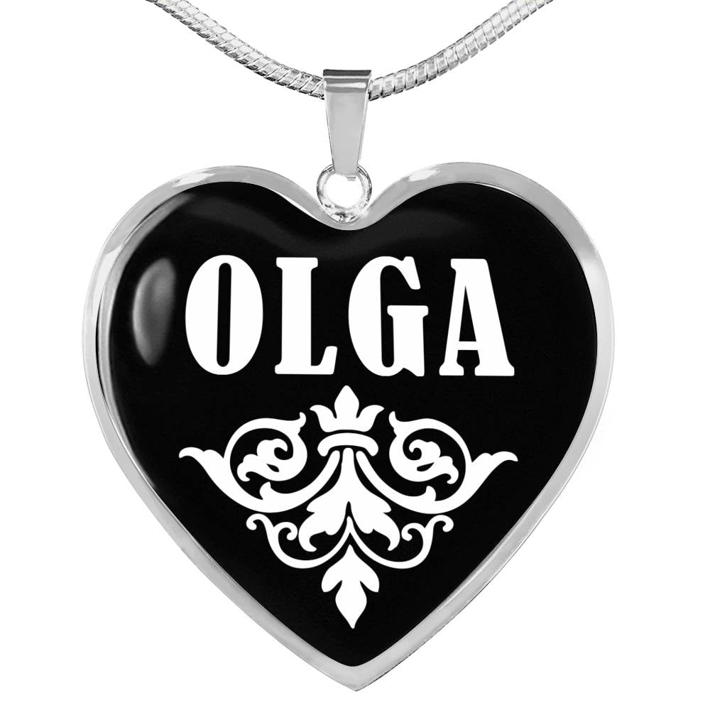 Olga v02 - Heart Pendant Luxury Necklace