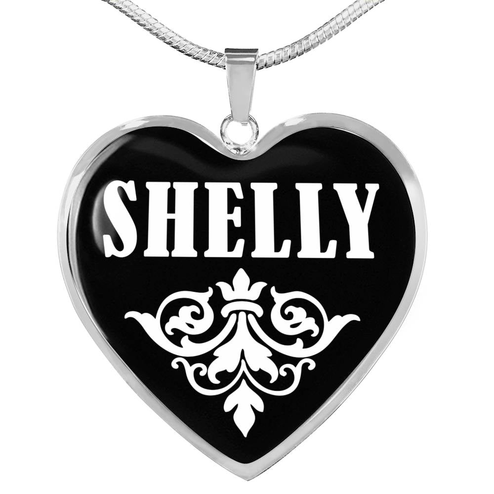 Shelly v02 - Heart Pendant Luxury Necklace